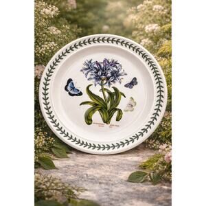 Portmeirion Botanic Garden Agapanthus Plate 10.5" England Susan Williams